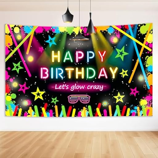 Bigqin 180 * 110 cm Pancarta Feliz Cumpleaños, Photocall Cumpleaños Feliz Cumpleaños Decoracion, Adornos Cumpleaños Pancarta Cumpleaños | Ya disponible en tu tienda friki favorita! En mundofriki.es!