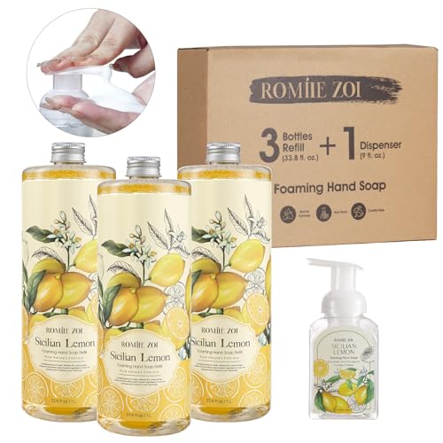 ROMIIE ZOI Hand Soap Refills Foaming 3pack (33.8...