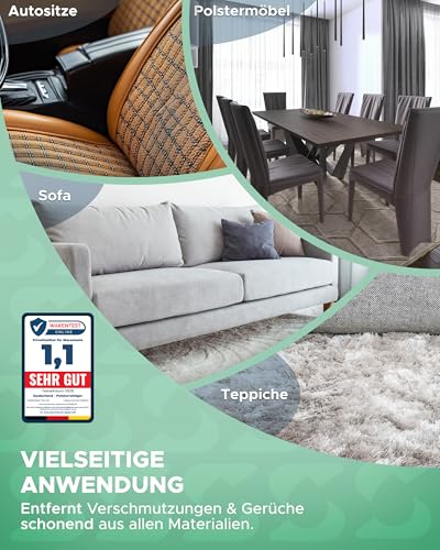 sauberland® 1L Waschsauger Polsterreiniger Konzentrat – Reinigung Polster & Auto – Reinigungsmittel Nasssauger… – Ansicht 4