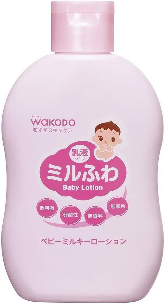 Baby Japan Wakodo Mirufuwa Baby Milky Lotion 150ml (Green Tea Set)