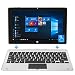 Jumper EZpad 6 Pro 2 in 1 Laptop Touchscreen/Tablet 11.6 inch FHD IPS 1920 x 1080 64-bit Quad-Core Intel Atom E3950 Processor (6GB RAM,64GB eMMC,HDMI,Windows 10 - Sliver