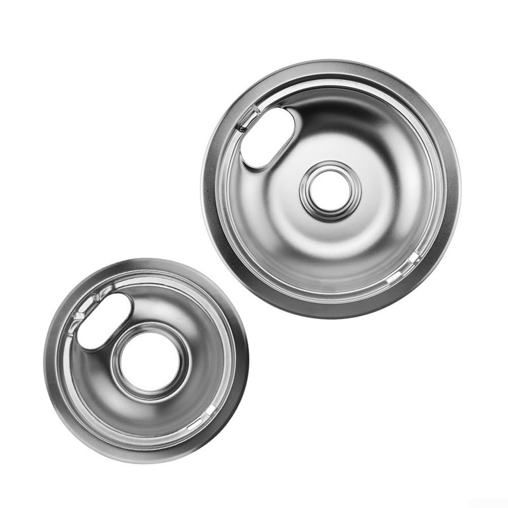 Piano cottura a gas, vaschetta antigoccia, 20,3 cm, argento (B)