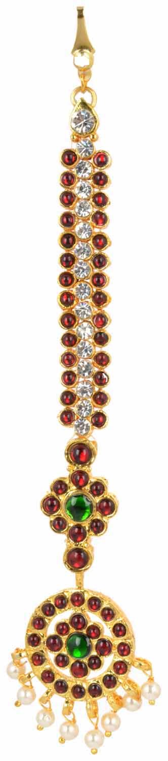 Gold Plated SOWNDARYA Maang Tikka/CHUTTI for BHARATANATYAM (B013I8TGQ4) Amazon Price History, Amazon Price Tracker
