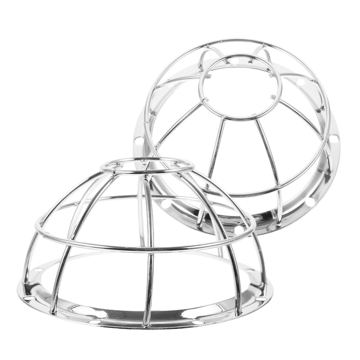 Mikinona 10 Szt. Stalowych Osłon Ochronnych Detektory Trwałe Siatkowe Pokrywy Zabezpieczające Czujniki Dymu Wytrzymałe Osłony Druciane Chroniące Detektory przed Uszkodzeniami Kompatybilne z