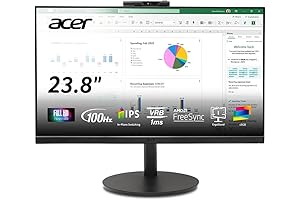 Acer Vero CB242Y Computer Monitor with Webcam