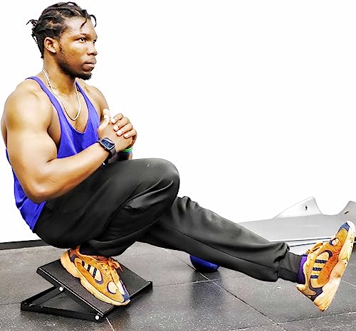 NISDOKR Professional Slant Board, Adjustable Heavy-Duty Incline Board and Calf Stretcher, Stretch Board for Calf Stretching, Flexibility, Strength & Squats - Max. Load 500lbs - Thumbnail 2