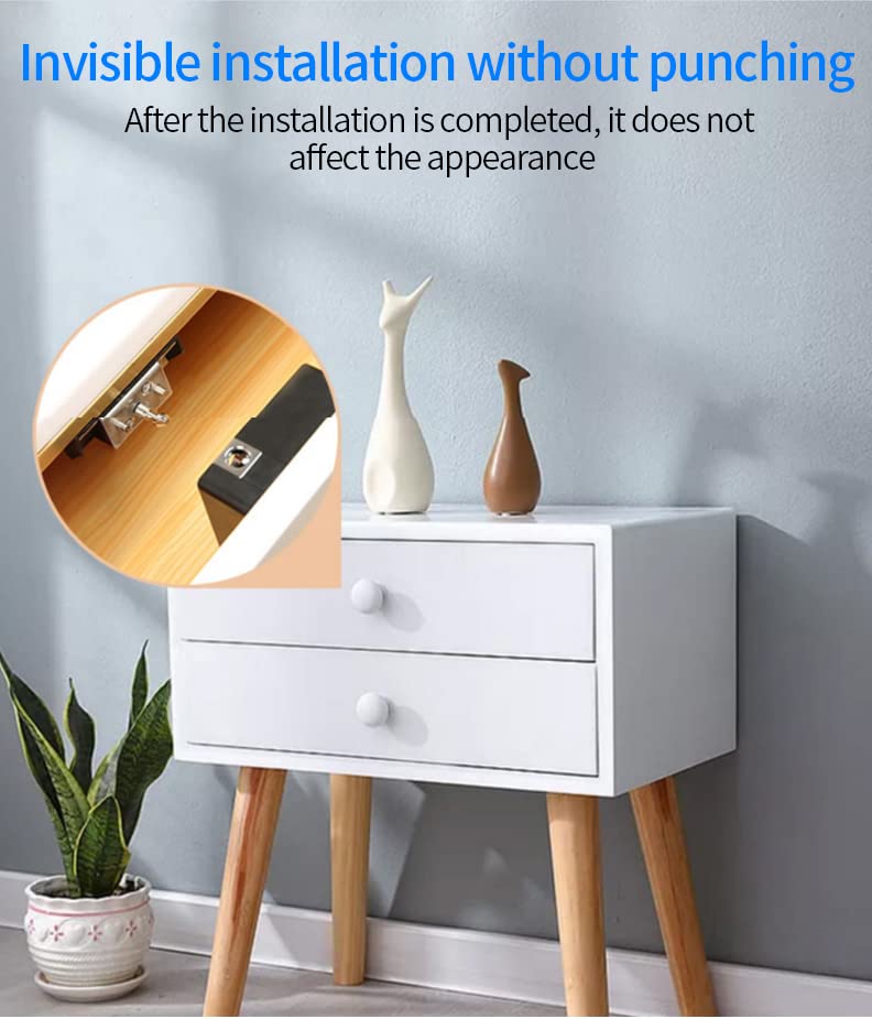 Serratura RFID Per Armadietto Senza Chiave - Senza Trapano, Con Carte, Per Legno, Casa O Ufficio - Foto 5