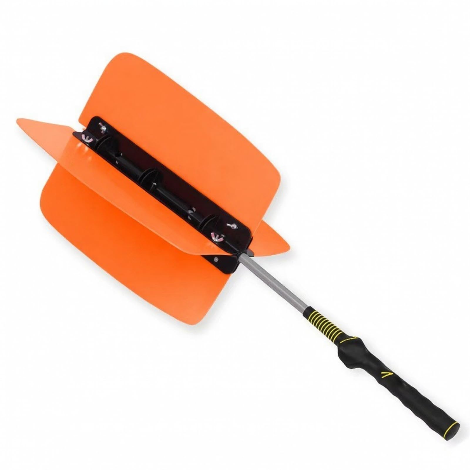 Golfschwungtrainer mit Luftwiderstand Und Ergonomischem Griff für Sicheres Halten Und Flüssige Bewegung für Golfer Und Sportler Robustes Material für, Orange