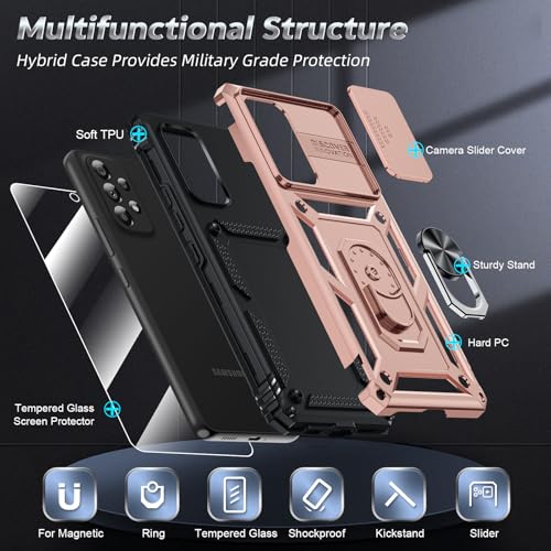 Coque Galaxy A53 anti-rayures avec cache objectif pour protéger vos photos - 2
