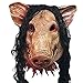 BEETEST Fiesta de Halloween Máscara de látex miedo espeluznante del cerdo Cosplay...