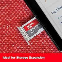 SanDisk Ultra Android microSDXC UHS-I Speicherkarte 128 GB + Adapter (Für Smartphones und Tablets, A1, Class 10, U1, Full HD-Videos, bis zu 140 MB/s Lesegeschwindigkeit) single Pack – Ansicht 5