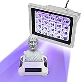 Aystkniet 3D Printer UV Light for Resin Curing for SLA/DLP/LCD 3D Printing with Solar Turntable, 405nm UV LED Light Solidify Photosensitive with 200W Output Affect, DIY Cure Enclosure Station