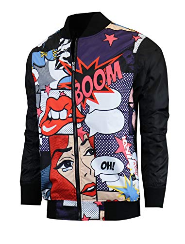 Image of Screenshotbrand Lightweight Hooded Water Resistant Windbreaker - Zip-up Fashion Map Print Rain Jacket