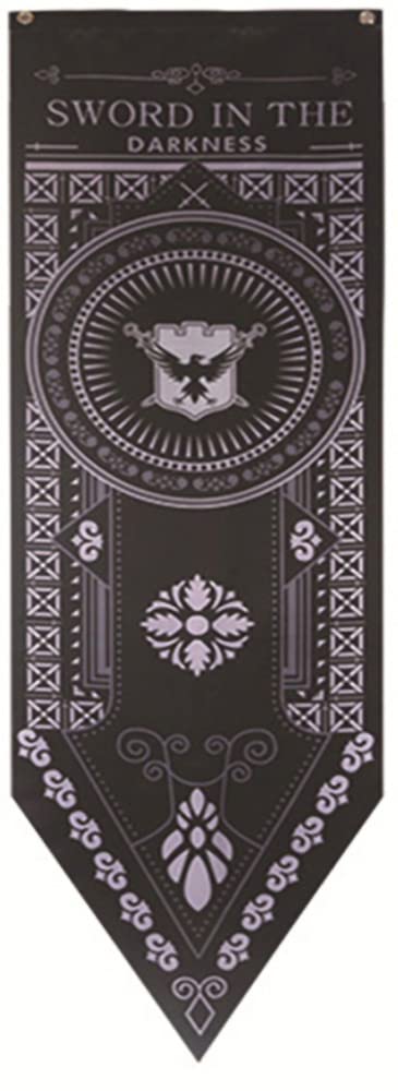 game thrones season - game thrones Night's Watch house banner 151X47CM