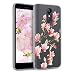 Produktbild kwmobile LG K8 (2018) / K9 Hülle - Handyhülle für LG K8 (2018) / K9 - Handy Case in Magnolien Design Rosa Weiß Transparent