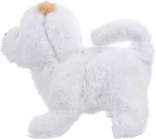 Kisangel Juguete Educativo Interactivo de Perro Simulado Perro de Peluche Batería
