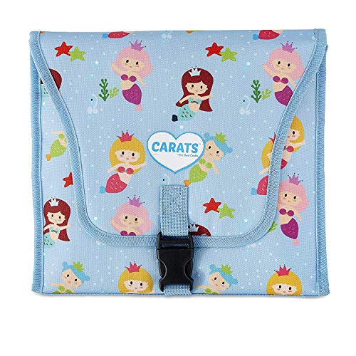 Image of Carats Car Seat Cooler for Baby with COOLTECH - Baby Car Seat Cooling Pad (Mermaid Blue)