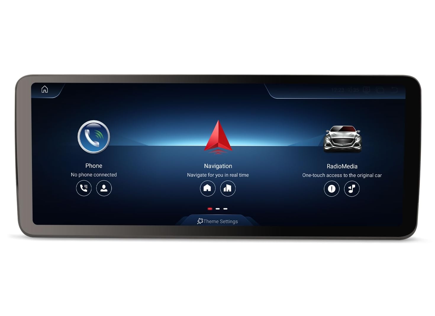 Ekran 12,3" 2K 8+128 GB Qualcomm Android 14 radio samochodowe do Mercedes Benz klasy A/GLA/CLA/G W176 X156 C117 NTG 5.0/5.1/5.2 Nawigator GPS bezprzewodowy Carplay IPS WiFi 4G DSP Bluetooth SWC ekran