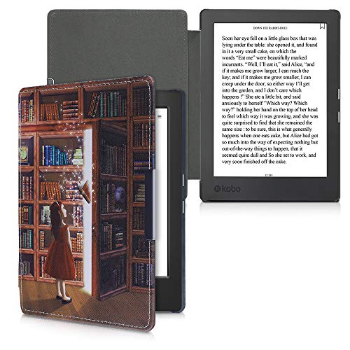 kwmobile hoes compatibel met Kobo Aura H2O Edition 1 - Case voor e-reader in meerkleurig - Magische Bibliotheek - Image 6