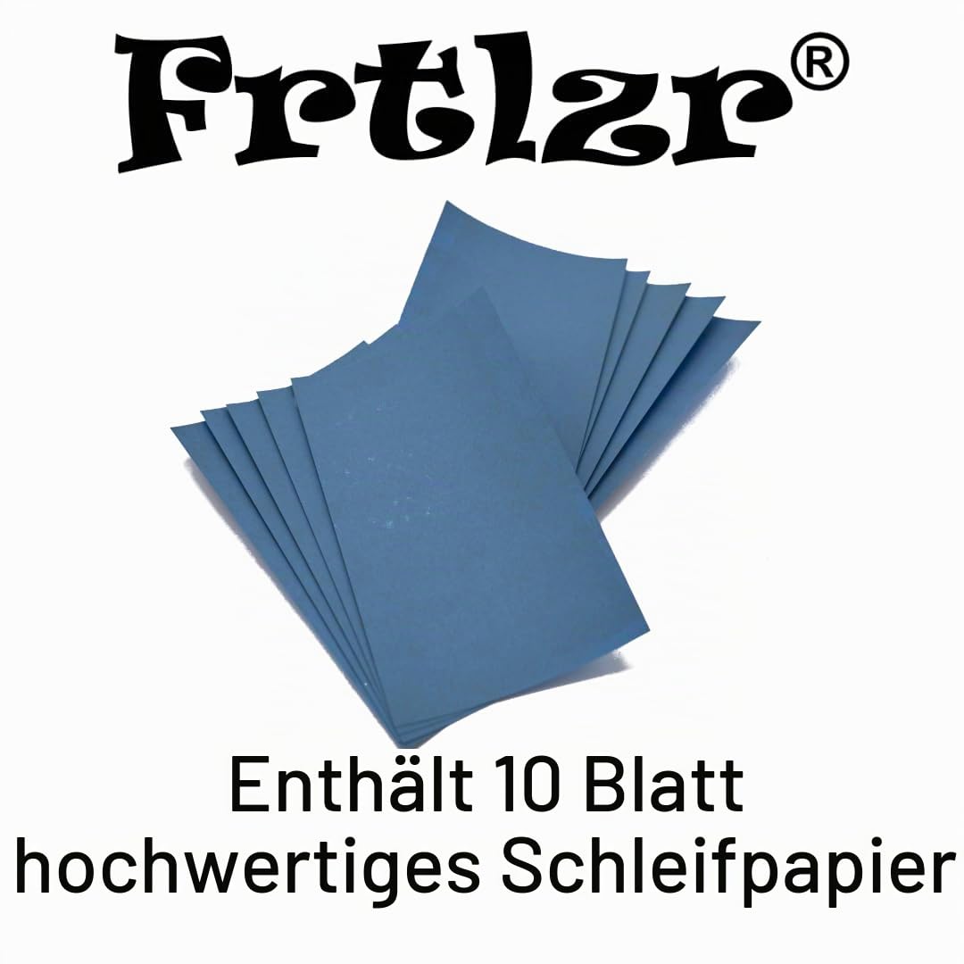 Fretshaper Bundpunkt-Nivellierset für Gitarrenwartung, schwarz, Bundpunkt-Nivellierer
