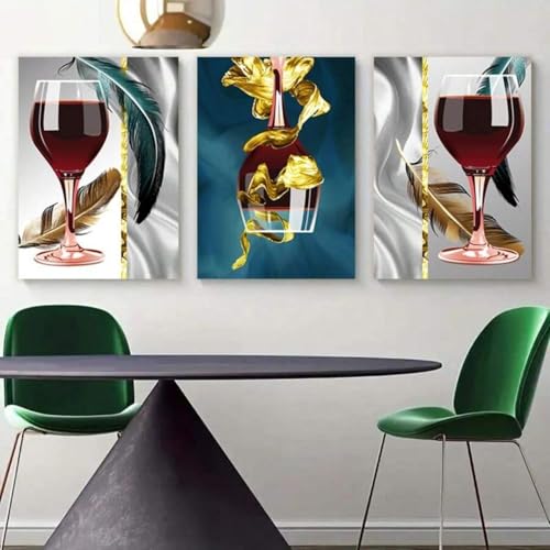Affiches moderne abstrait œuvre d'art haut de gamme pour grand mur de salon