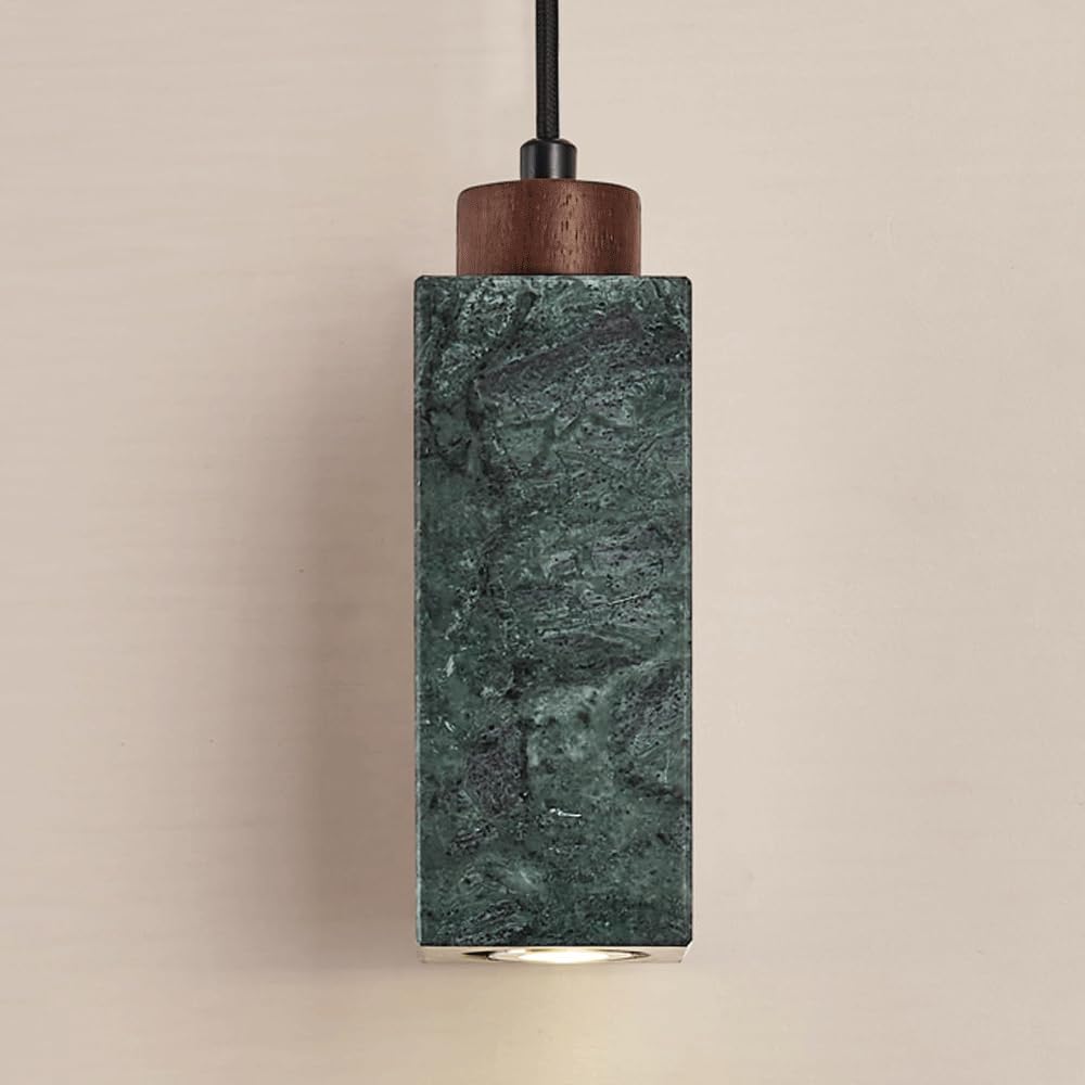 Lámparas Colgantes japonesas Lámpara Colgante de mármol Lámpara de Estilo Natural Cubierta de Madera Accesorios de iluminación de Techo para Restaurante Interior Cafetería Apartamento