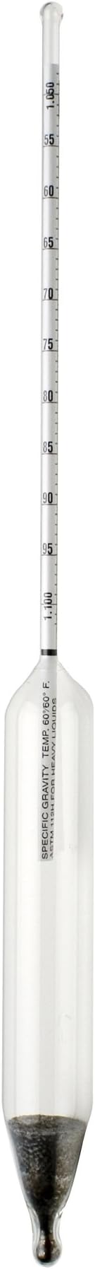 SP Bel-Art, H-B DURAC 1.300/1.350 Specific Gravity ASTM 131H Hydrometer for Heavy Liquids (B61891-2500)
