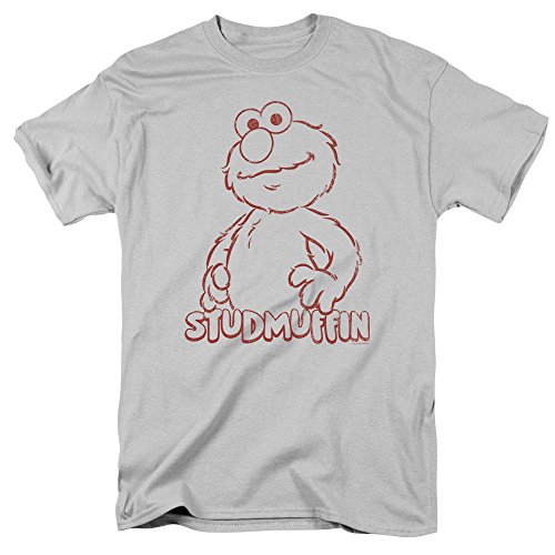 T-shirt Sesame Street homme argenté idéal pour vos sorties décontractées
