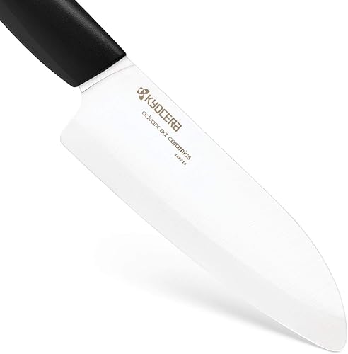 Vista 11 de Kyocera 's Revolution - Juego de cuchillos de cerámica de 4 piezas: cuchillo de chef para tus necesidades de cocina, incluye Santoku de chef de 6