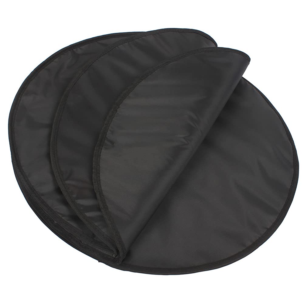 Borsa per Piatti da 21 Pollici Custodia per Piatti, Borsa per Piatti per Batteria con Divisore Rimovibile Tre Tasche e Tracolla per Riporre Piatti e Bacchette Borse, Custodie e