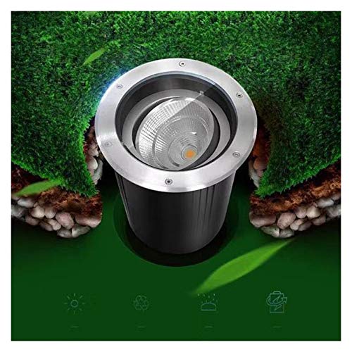 da da Giardino a LED interrata ad Alta Potenza reabile, 24 V, Impermeabile, IP67, per Esterni, per muri in Pietra, Patio e vialetti (Colore: Bianco do, Dimensioni: 30 W) (Bianco do 3