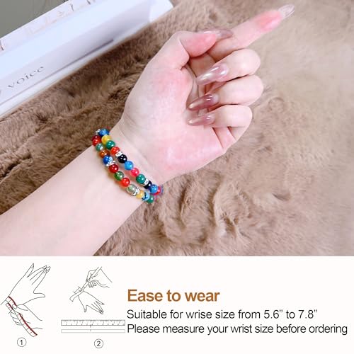 Image of Wongeto Compatible with Fitbit Luxe Bands,Fashion Handmade Elastic Stretch Pearl Bracelet Women Replacement Strap for Fitbit Luxe accssorises