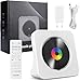 Gueray CD Player Portable Bluetooth Desktop CD Player for Home with Timer Built-in HiFi Speakers with LCD Screen Display Boombox FM Radio USB Type-c