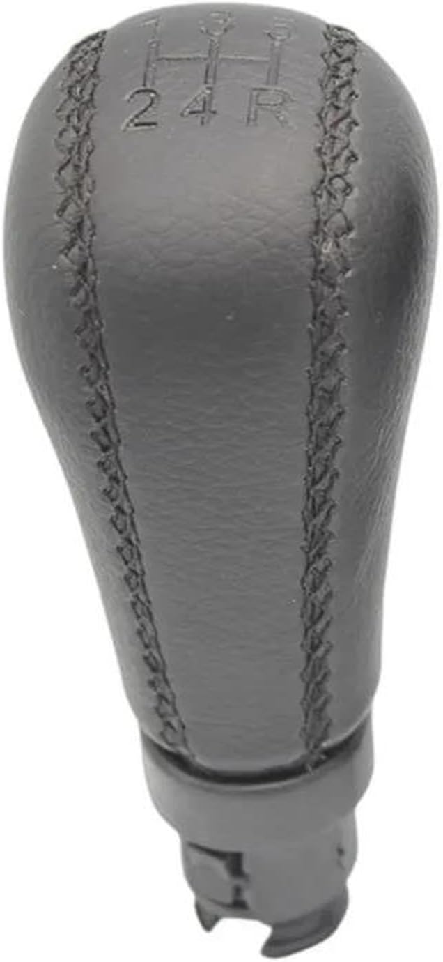 for Volvo S60 S80 V70 XC70 2004 2005 2006 2007 2008 5/6 Speed Black Leather Car Gear Shift Knob Lever Shifter Head Car Gear Shift Knob(6 Speed)
