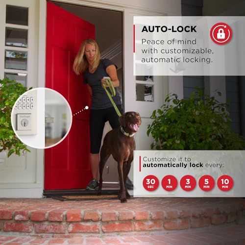 Kwikset SmartCode 260 Keyless Entry Electronic Keypad Deadbolt Door Lock with Auto-Lock, Custom User Codes, Advanced Security in Satin Nickel Contemporary - image 5
