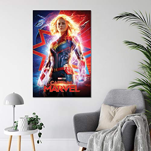 Close Up Poster Captain Marvel - Higher, Further