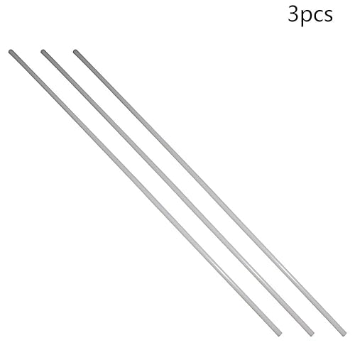 Miniatura 3 de Bettomshin Varillas de polioximetileno POM de 0.591in de diámetro externo de 3.3ft de longitud, redondas, de plástico, redondas, color blanco