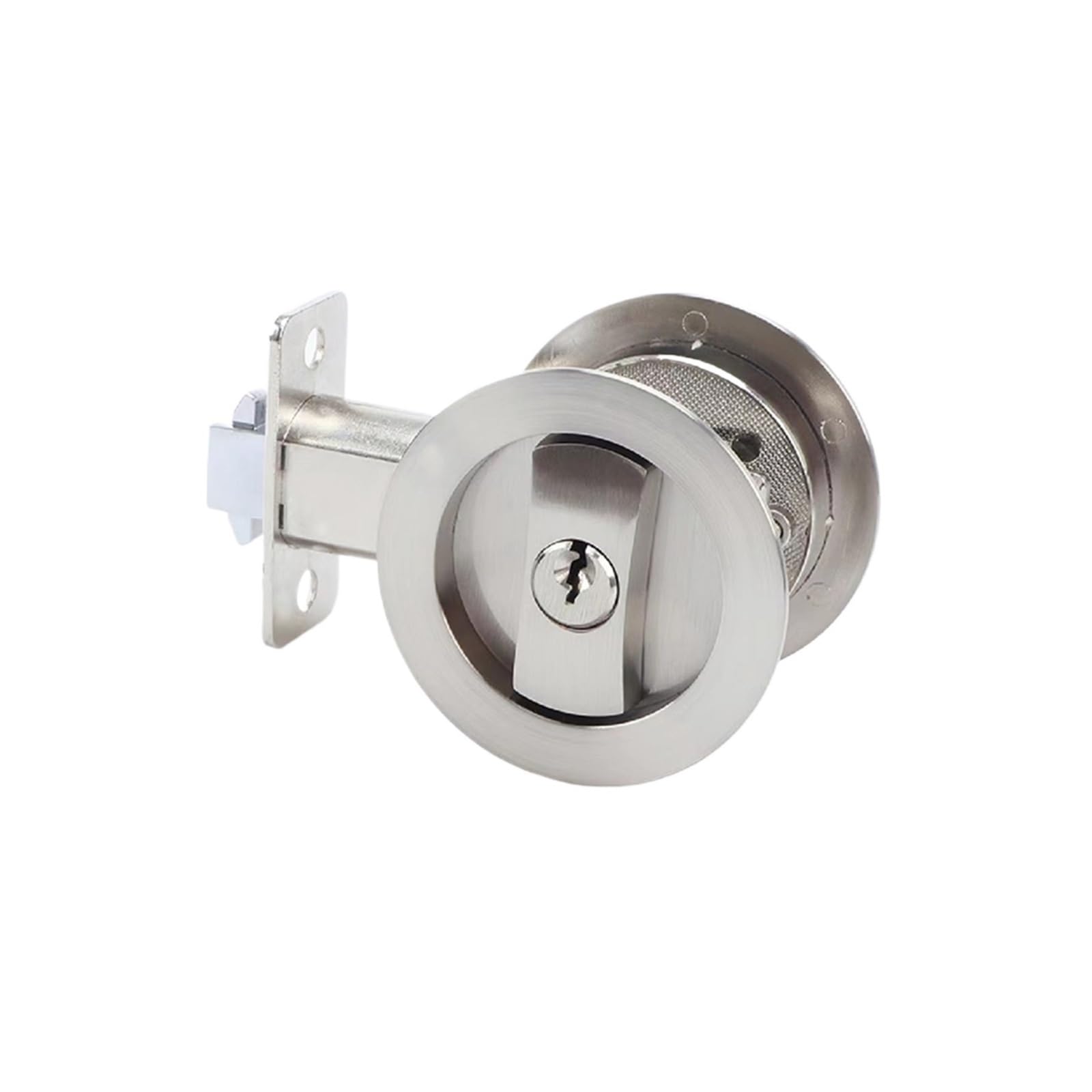 Yxinaer Have The Key 2 Round Recessed Door Lock Door Sliding Lock
