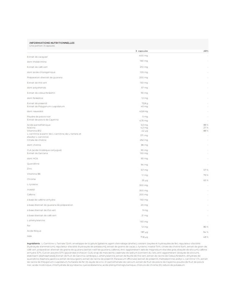 BioTechUSA Black Burn | Thermogenic Fat Burner | mit 28 Wirkstoffen | mit Zink, Cholin, Koffein, L-Carnitin, Kräuterextrakten | 90 Megakapseln