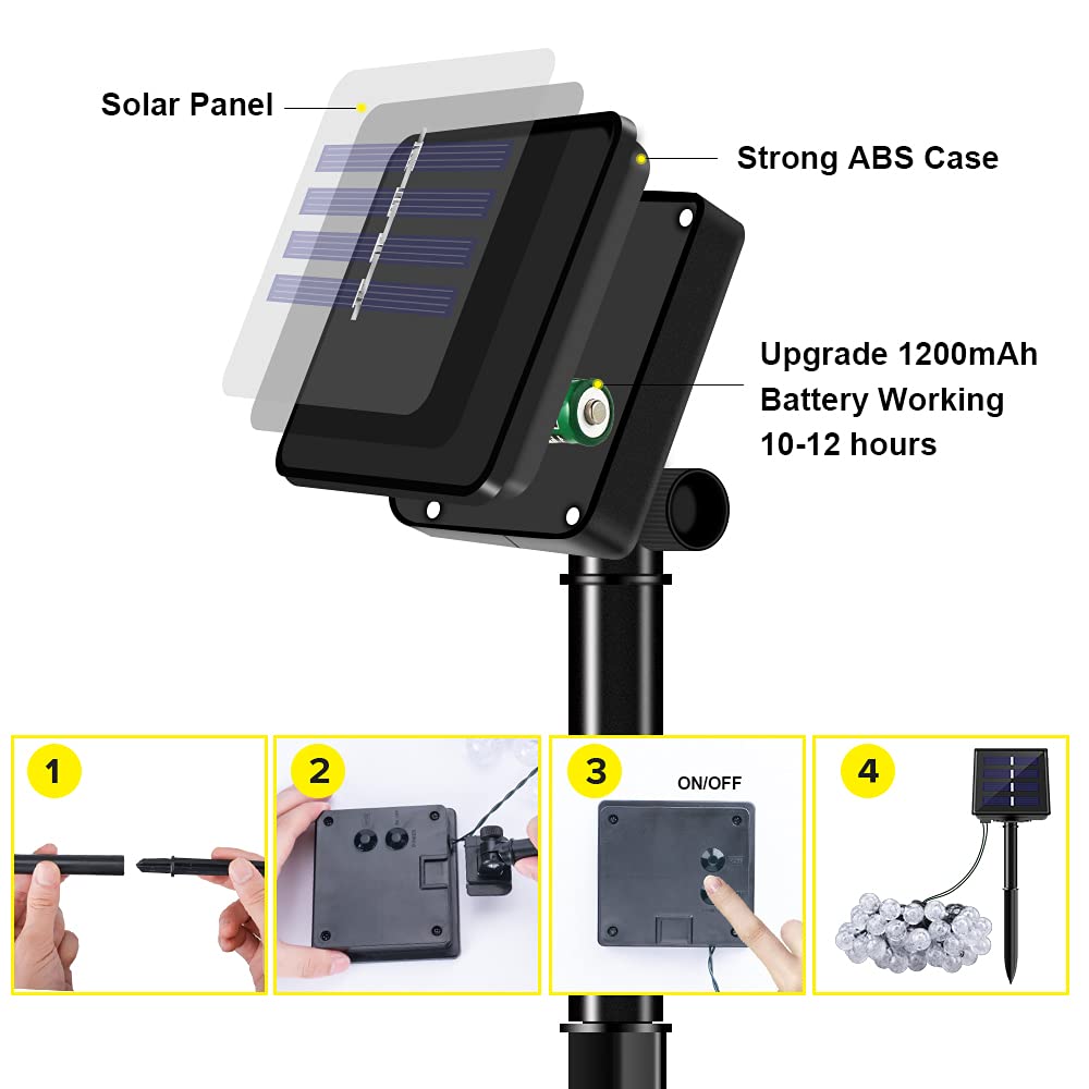 Vlinderlichtslingers op zonne-energie, 5 m, 20 leds, voor buiten, tuin, 8 modi, feeën, decoratieve verlichting voor balkon, hek, feest, bruiloft, boom, Kerstmis Vlinderlichtslingers op zonne-energie, 5 m, 20 leds, voor buiten, tuin, 8 modi, feeën, decoratieve verlichting voor balkon, hek, feest, bruiloft, boom, Kerstmis