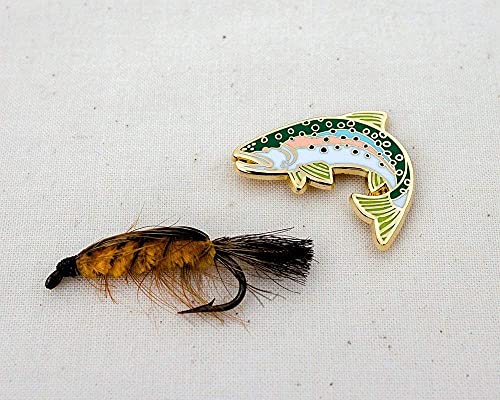 Rainbow-Trout-Enamel-Pin-Lapel-Pin-Badge