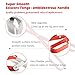 KAMaster Grill Scissors Tongs Aluminium Barbecue Grill Tong Grill Set Extra Light and Long Kitchen Tongs Barbecue Tool Grill Accessories for BGE,Easy to Control Grill Tools for Food with Red Handle