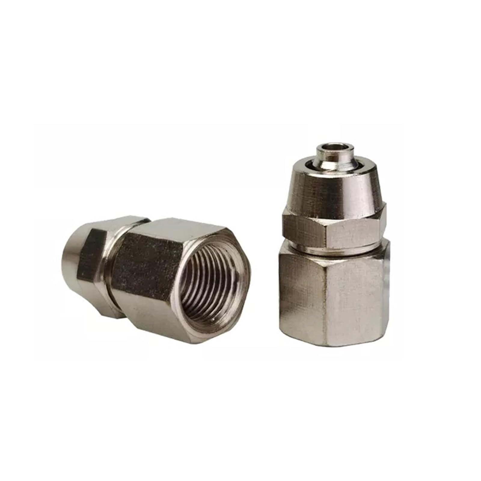 AARTERZZA 30PCS KL-PCF Pneumatic Fitting 1/8" 1/4" 3/8" 1/2" Coper Female Push in Quick Connector Release Air Fittings OD 6 8 10 12MM(30PCS KL-PCF6-04)
