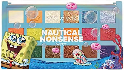Wet n Wild Palette SpongeBob Squarepants Makeup Eyeshadow and Makeup Pigment Set 1114233, Nautical Nonsense, 0.82 Ounce