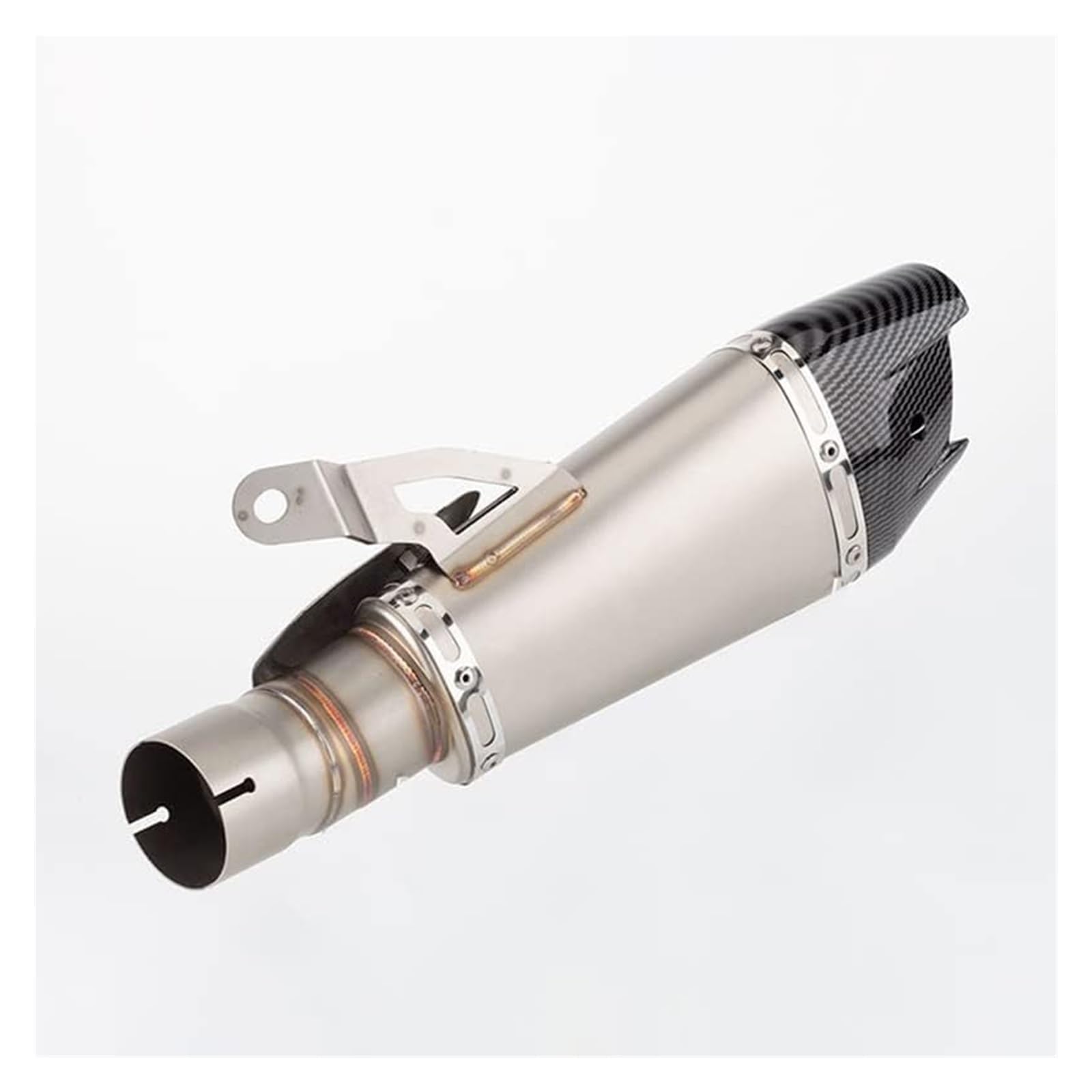 per BMW S1000RR 2019-2022 Silenziatore di Scarico per Moto Escape con Scudo Termico E Db Killer Diametro Tubo Slip Silenziatore Scarico Tubo