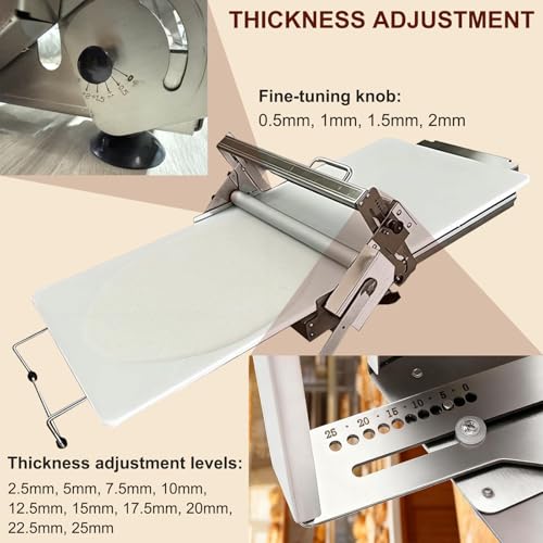 Commercial dough sheeter machine