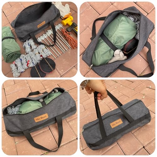 Portable Tool Bag, Small Work Tool Bag, Canvas Storage Bag, Multifunctional Tool Bag with Zipper - Image 3