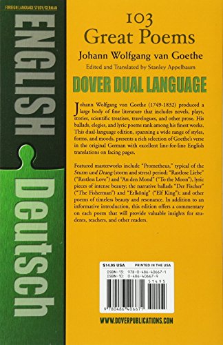 103 Great Poems/103 Meistergedichte: a