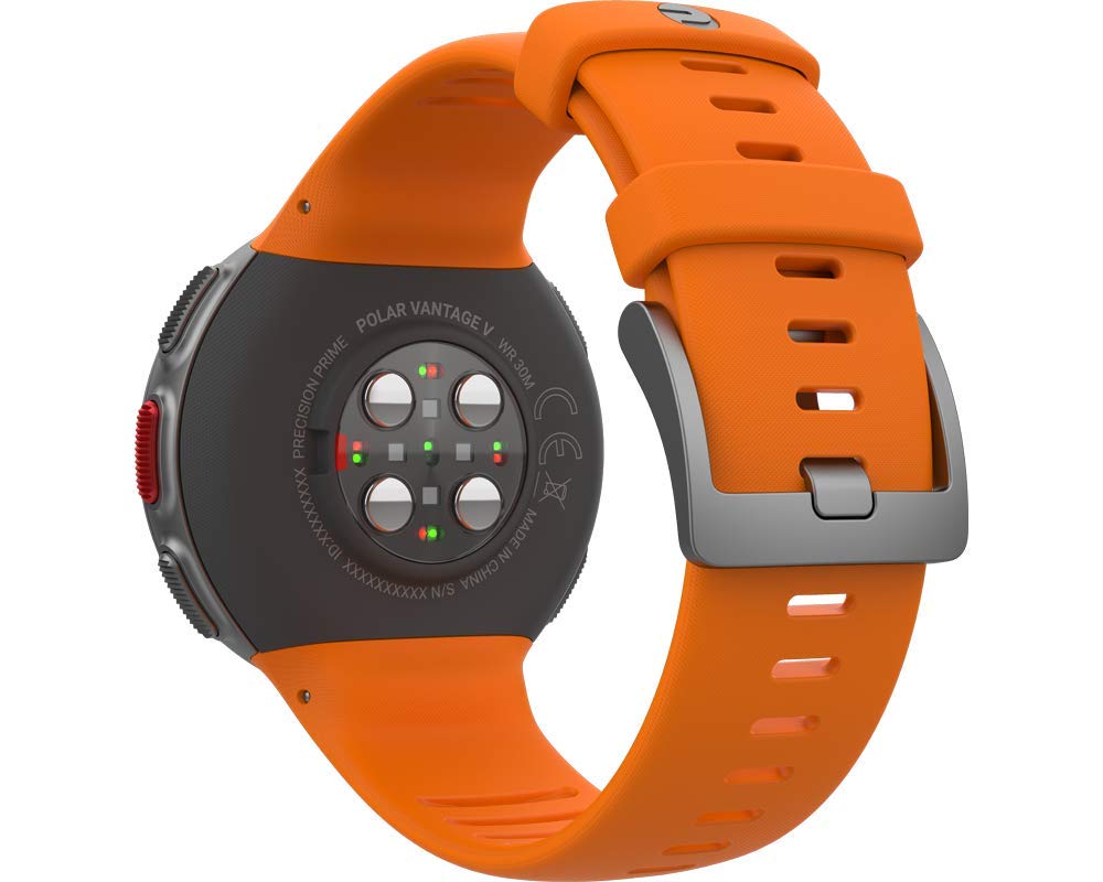 Polar Vantage V – Premium-Multisportuhr mit GPS, optischer Pulsmessung und extrem langer Akkulaufzeit – Multisport und Triathlontraining – Herzfrequenz-Messgerät, wasserdicht