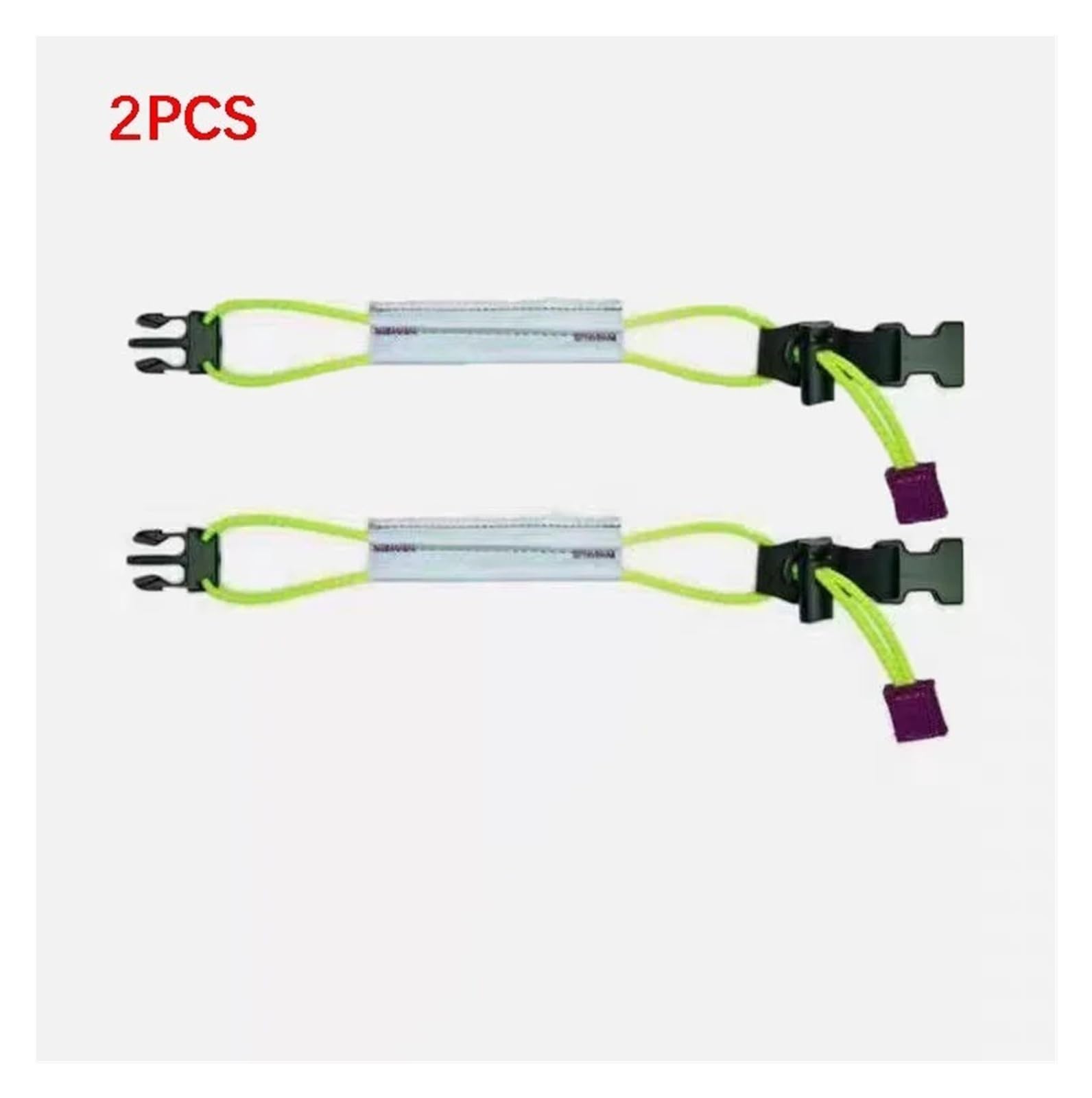 Correas elásticas reflectantes para las piernas del tobillo, bandas de seguridad de alta visibilidad para ciclismo, equitación nocturna